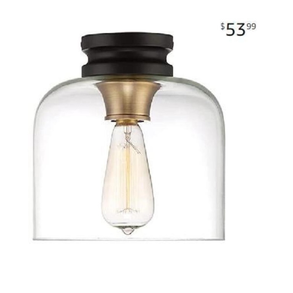 Designers Fountain 1261-VB Ezra Flushmount Light. Open Box